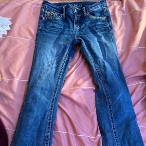 Girls bootcut jeans